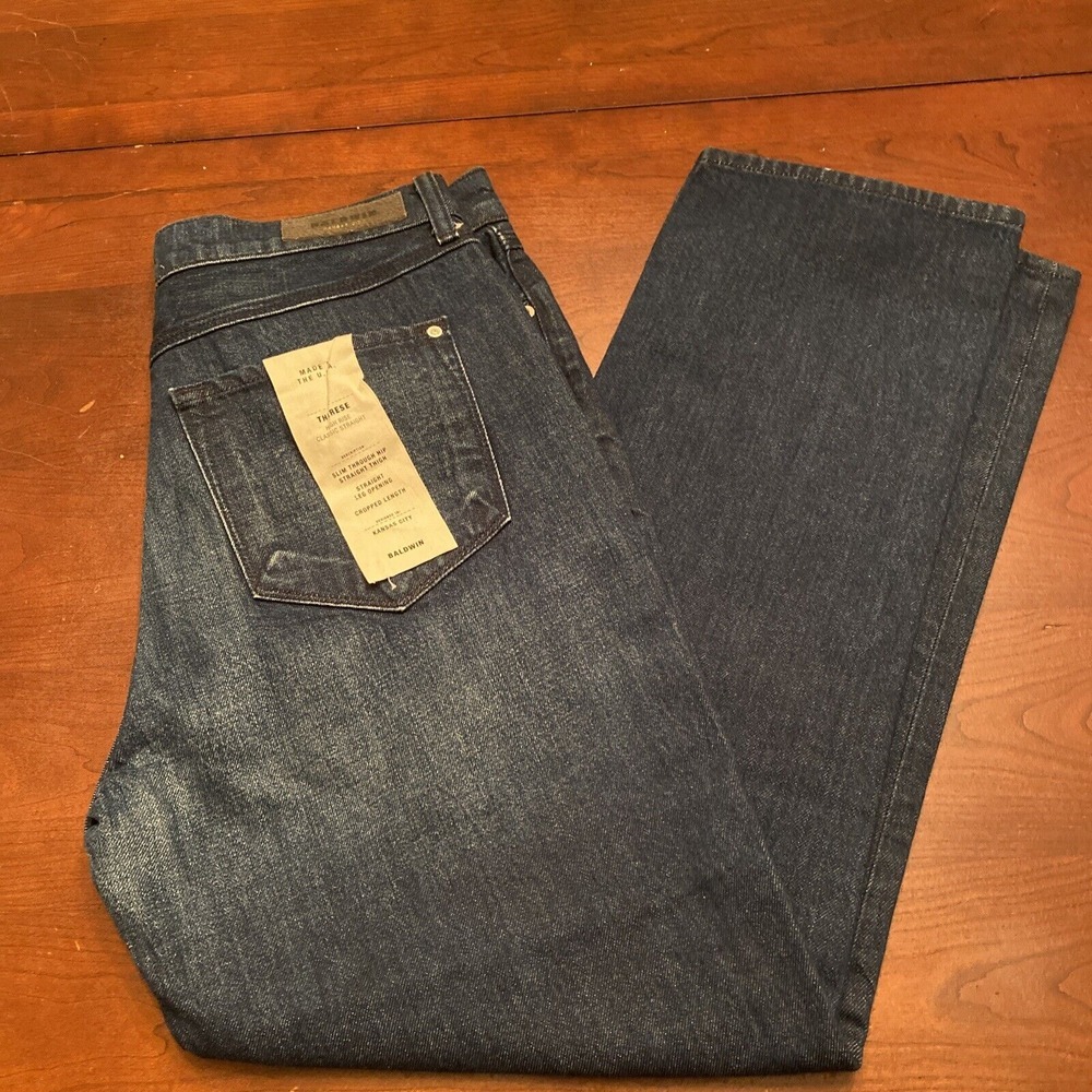 Baldwin‎ Kansas City Womens ThereseHigh Rise Straight Denim USA  32x28